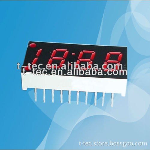 0.33" led digit display with red diffused segment